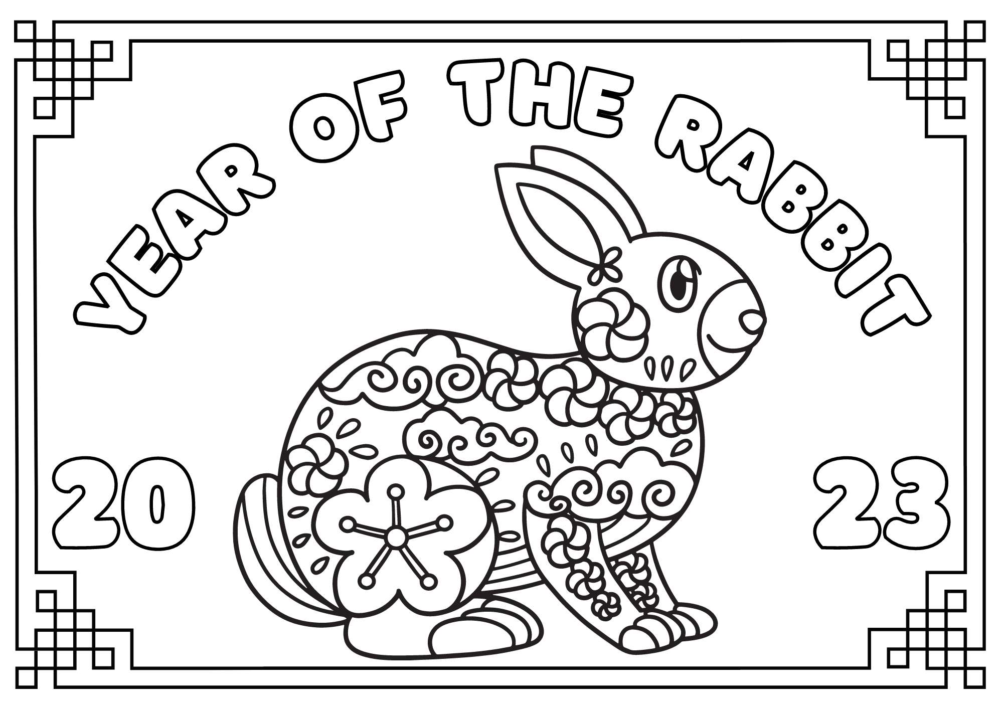 Chinese New Year. Year of the Rabbit 